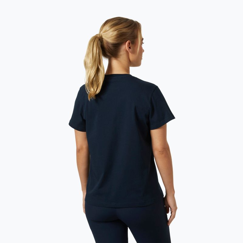 Tricou pentru femei Helly Hansen Logo 2.0 navy 2