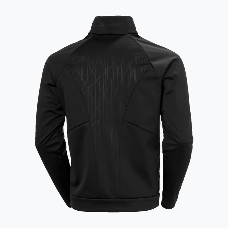 Bluză de navigație pentru bărbați Helly Hansen Hp Windproof Fleece 2.0 ebony 4