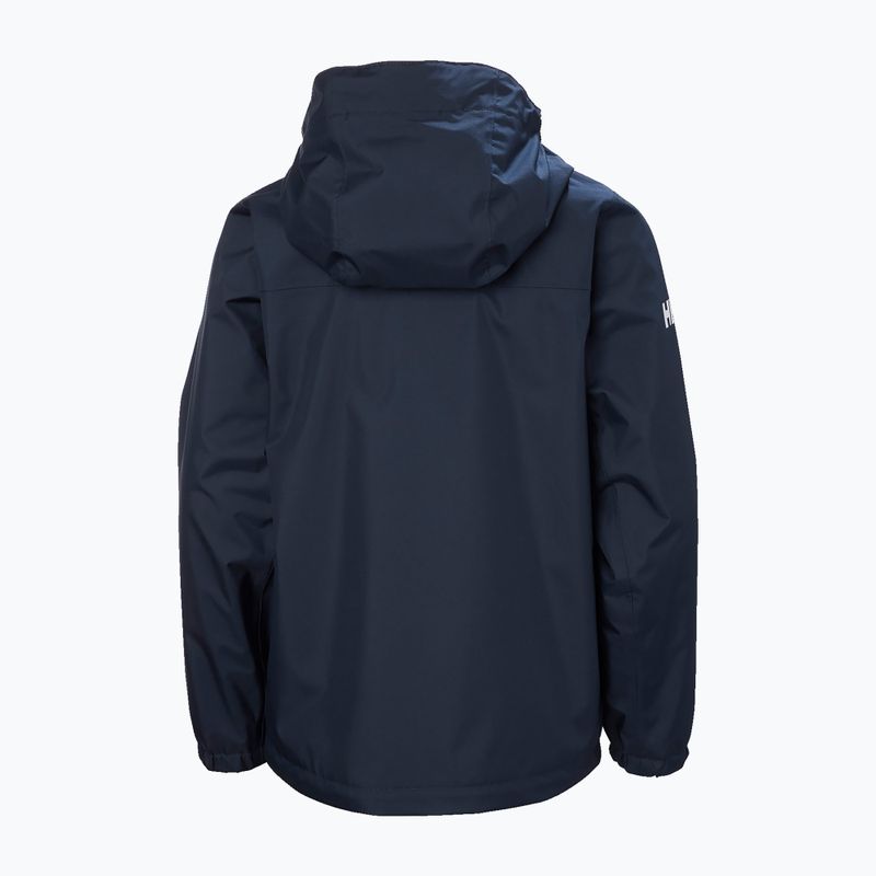 Geacă de navigație pentru copii Helly Hansen Crew Hooded JR navy 2