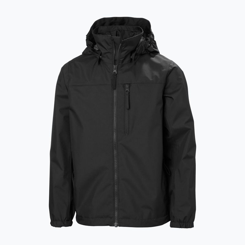 Geacă de navigație pentru copii Helly Hansen Crew Hooded JR black 8