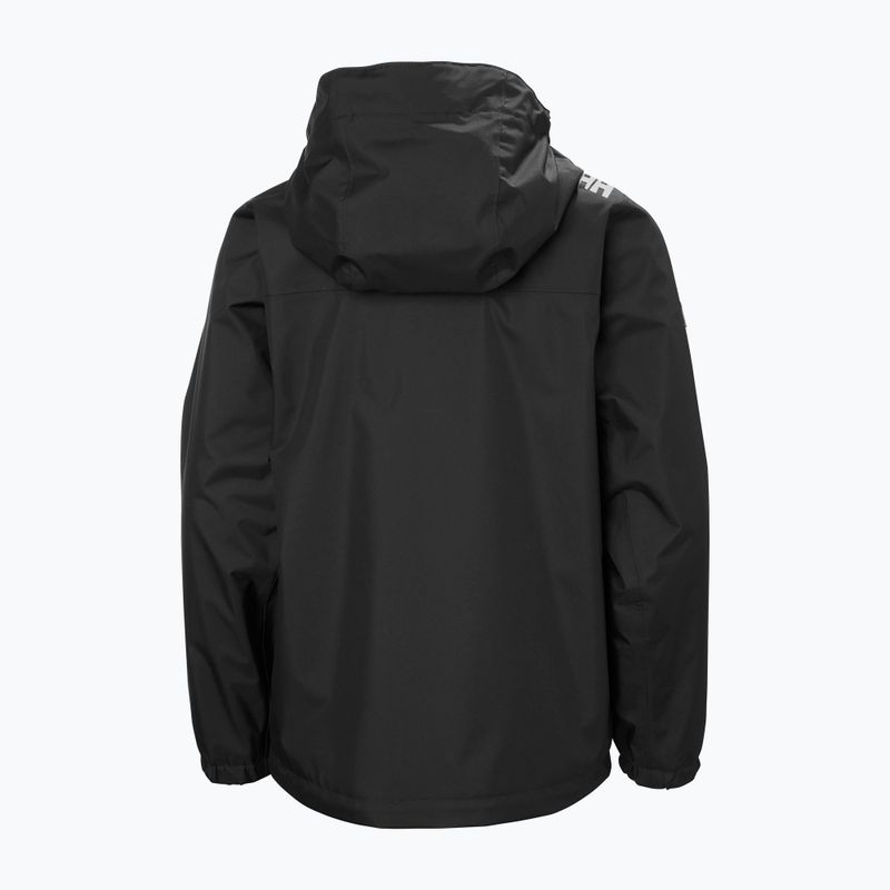 Geacă de navigație pentru copii Helly Hansen Crew Hooded JR black 9