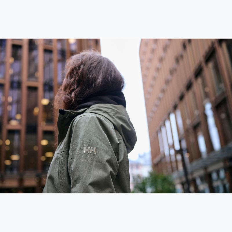 Palton de ploaie pentru femei Helly Hansen Aden Long Coat lav green 10