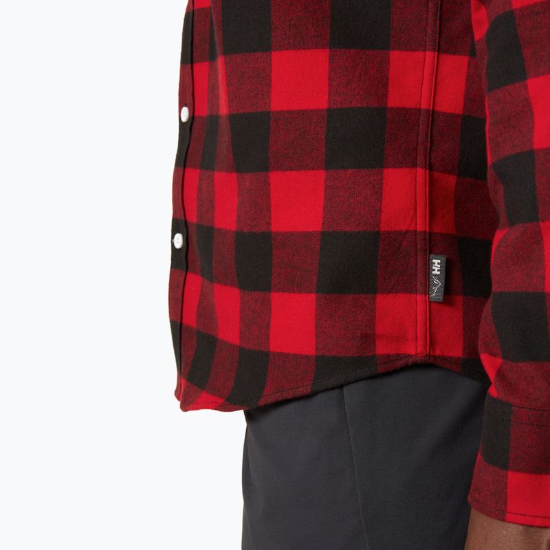 Cămașă pentru bărbați Helly Hansen Lokka Organic Flannel red buffalo check 4