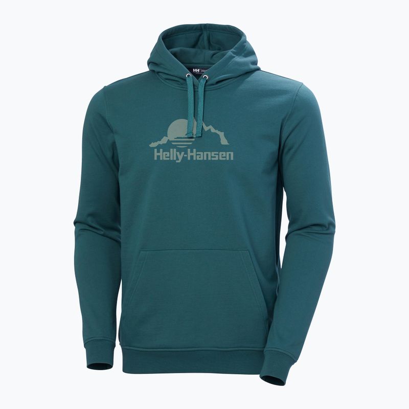 Bluză pentru bărbați Helly Hansen Nord Graphic Pull Over Hoodie dark creek 5