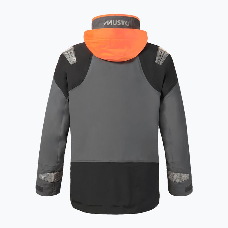 Geacă de navigație pentru bărbați  Musto BR3 Pertex Offshore charcoal 2