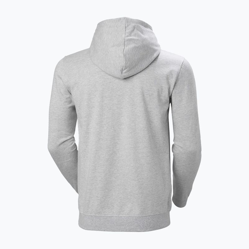 Helly Hansen Nord Graphic Pull Over Hoodie pentru bărbați, gri melang 2