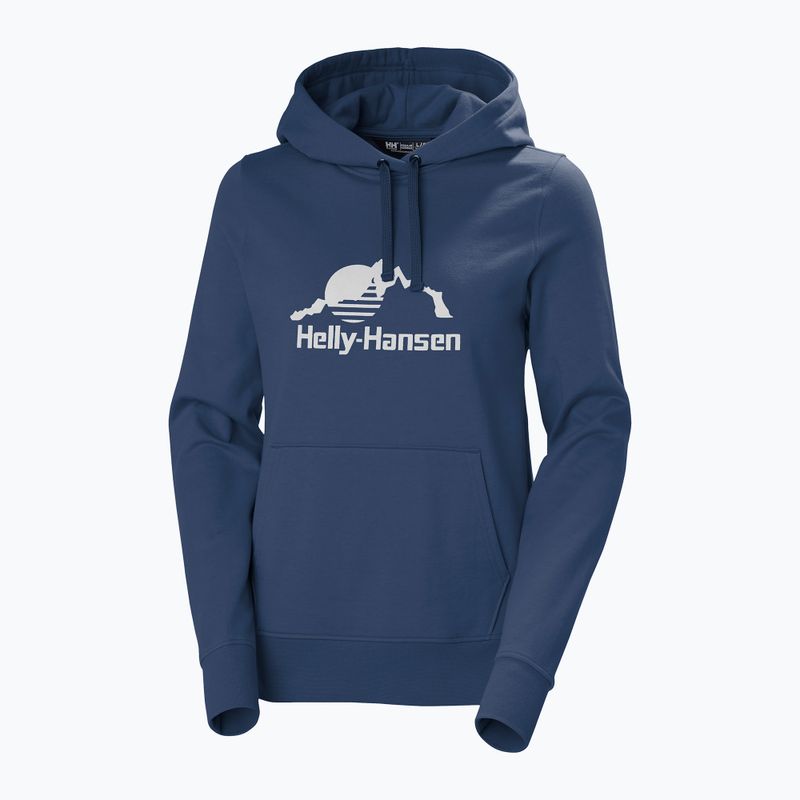 Bluză pentru femei Helly Hansen Nord Graphic Pullover Hoodie ocean 5