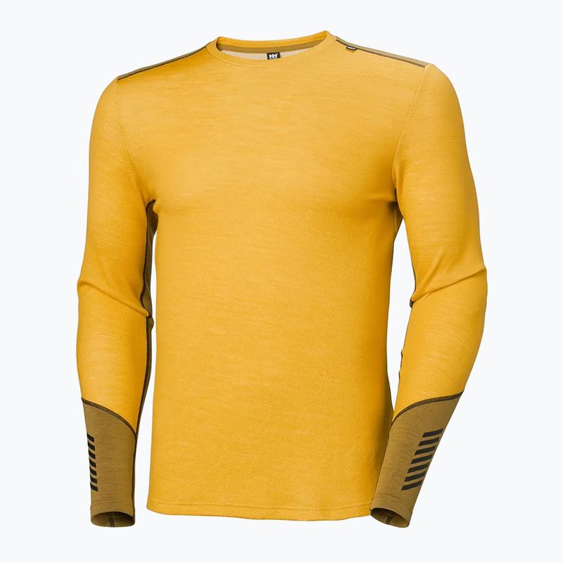 Longsleeve termic pentru bărbați Helly Hansen Lifa Merino Midweight Crew golden glow 5