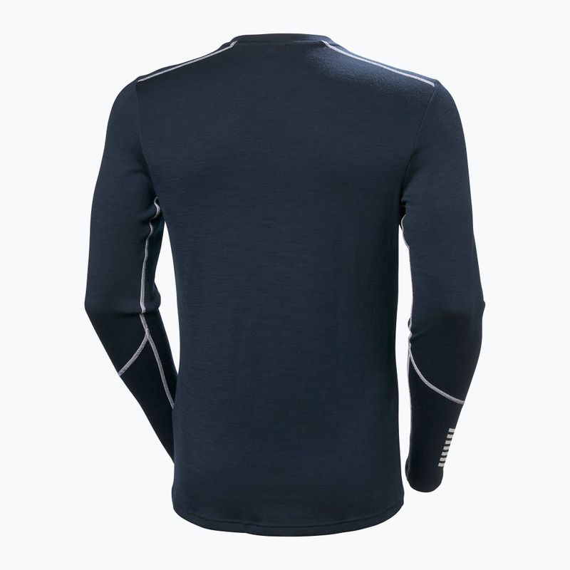 Longsleeve termic pentru bărbați Helly Hansen Lifa Merino Midweight Crew navy/600 6