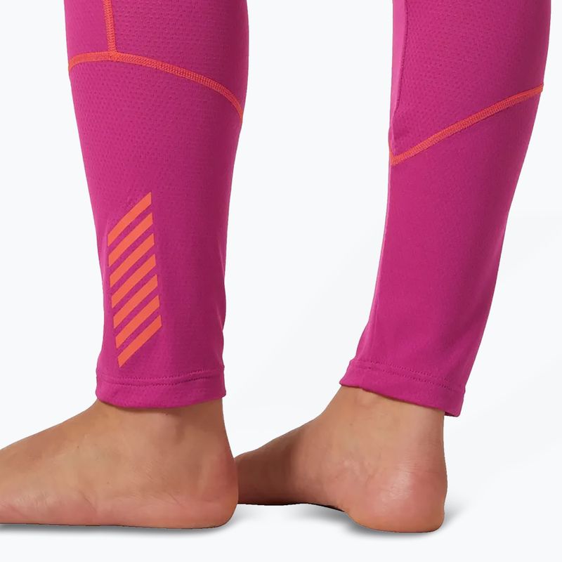 Pantaloni termici activi pentru femei Helly Hansen Lifa Active magenta 2.0 4