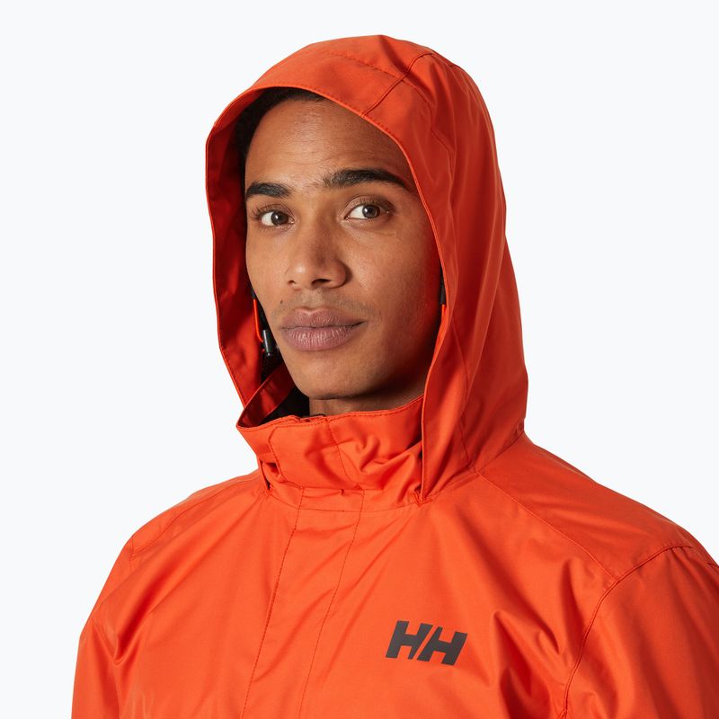 Jachetă de ploaie Helly Hansen Dubliner patrol portocalie pentru bărbați 3