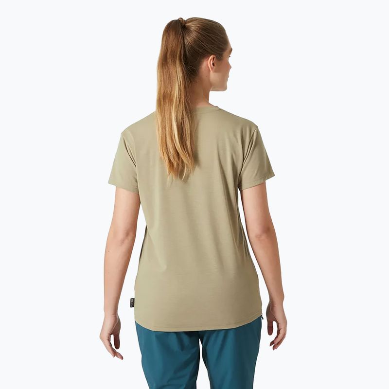 Tricou Helly Hansen Skog Recycled Graphic pentru femei - pietriș 2