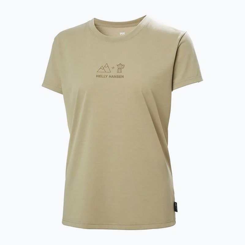 Tricou Helly Hansen Skog Recycled Graphic pentru femei - pietriș 4