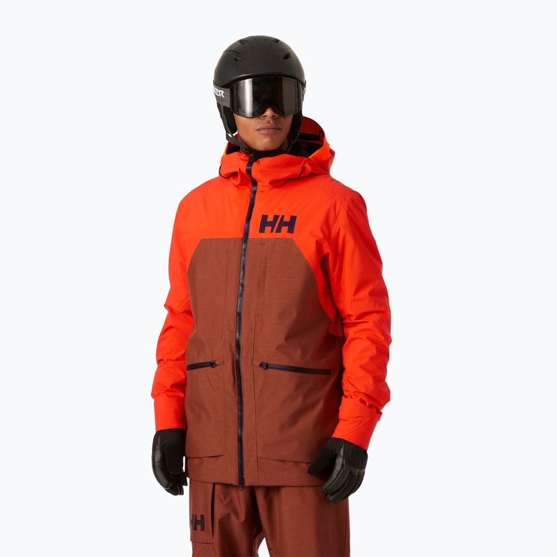 Geacă de schi pentru bărbați Helly Hansen Straightline Lifaloft 2.0 iron oxide