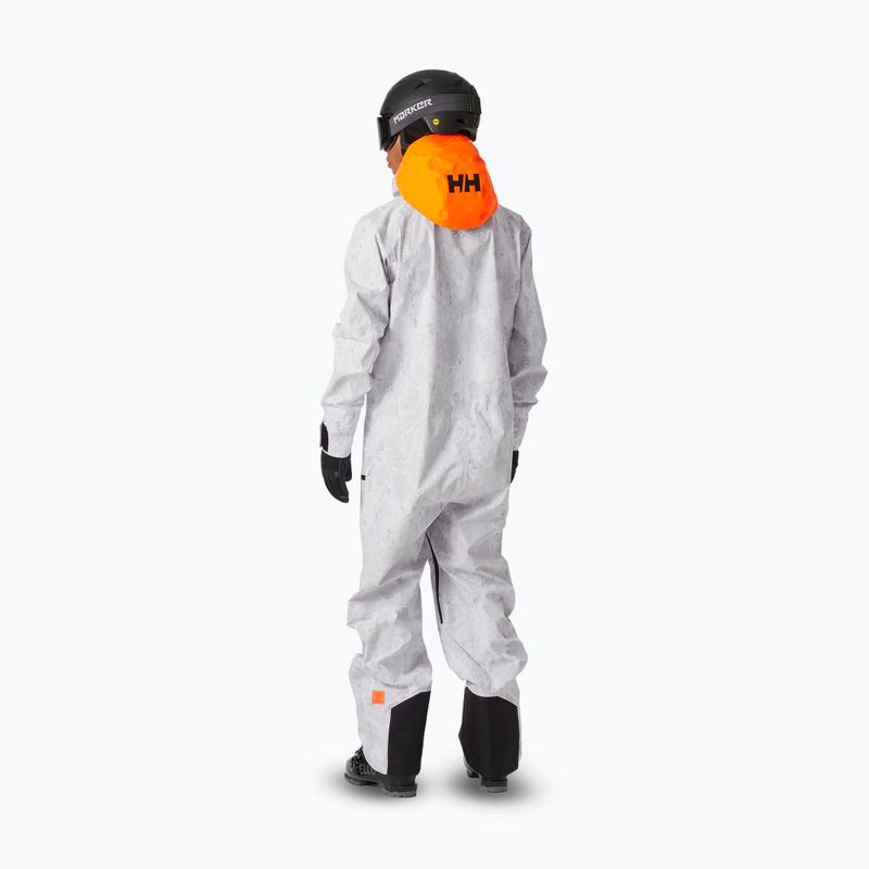 Costum de schi pentru bărbați Helly Hansen Chugach Infinity Printed grey fog snow camo aop 2