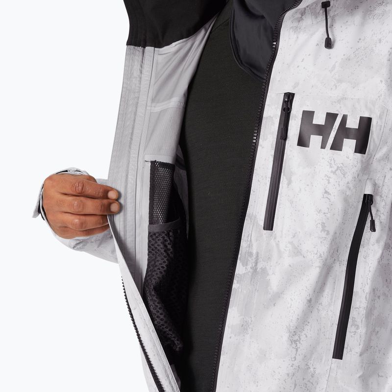 Costum de schi pentru bărbați Helly Hansen Chugach Infinity Printed grey fog snow camo aop 9