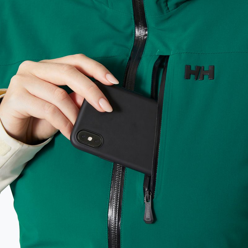 Geacă de schi pentru femei Helly Hansen Alphelia emerald snow 3