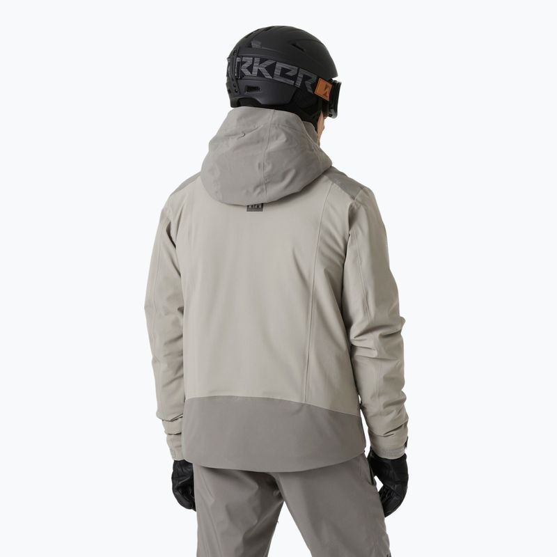 Geacă de schi pentru bărbați Helly Hansen Alpha 4.0 concrete 2