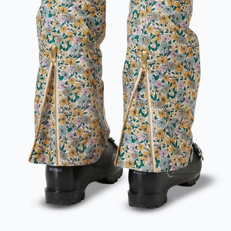 Pantaloni de schi pentru femei Helly Hansen St. Moritz Insulated 2.0 sand floral aop 4