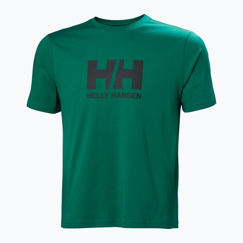 Tricou pentru bărbați Helly Hansen Logo 2.0 emerald 4