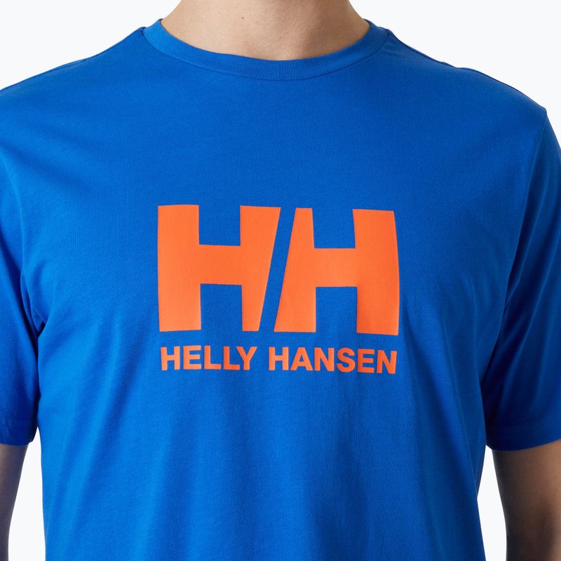 Tricou pentru bărbați Helly Hansen Logo 2.0 cobalt 2.0 3