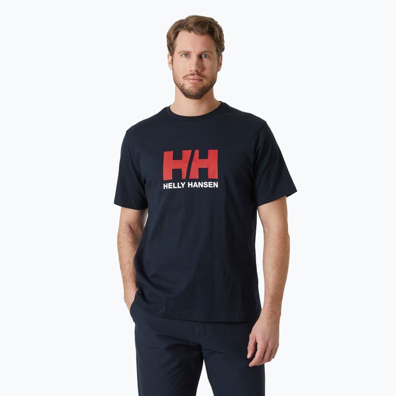 Tricou pentru bărbați Helly Hansen Logo 2.0 navy