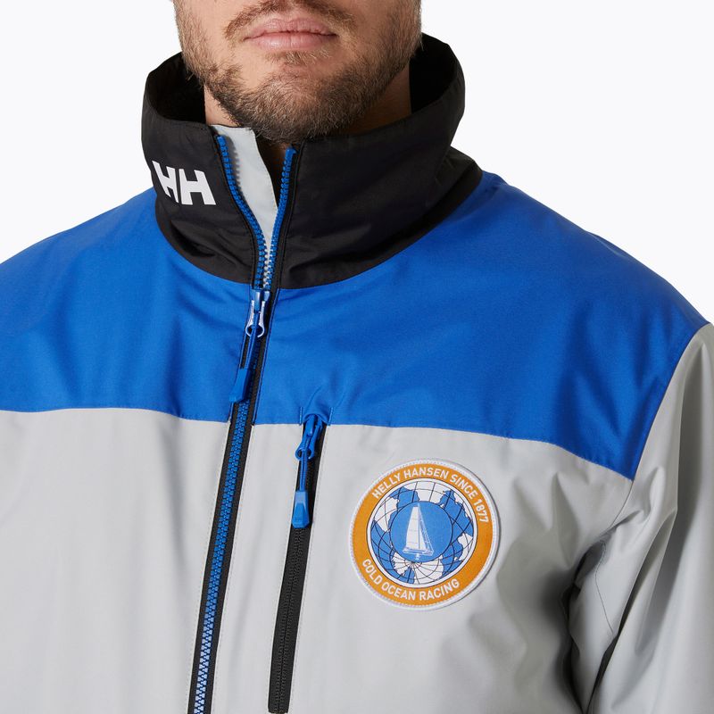 Jachetă de navigație pentru bărbați Helly Hansen Arctic Ocean Crew Midlayer grey fog 3