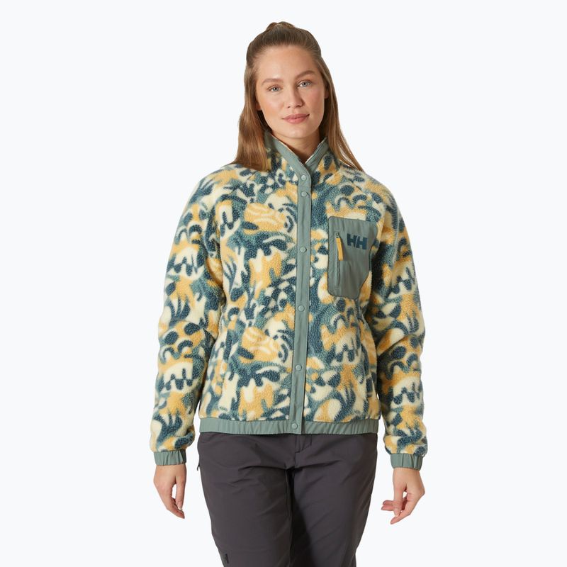 Hanorac pentru femei Helly Hansen Imperial Printed Pile Snap sand bruce aop