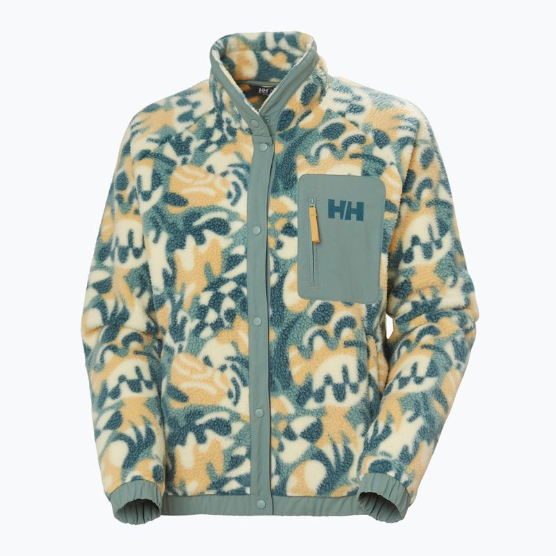 Hanorac pentru femei Helly Hansen Imperial Printed Pile Snap sand bruce aop 5