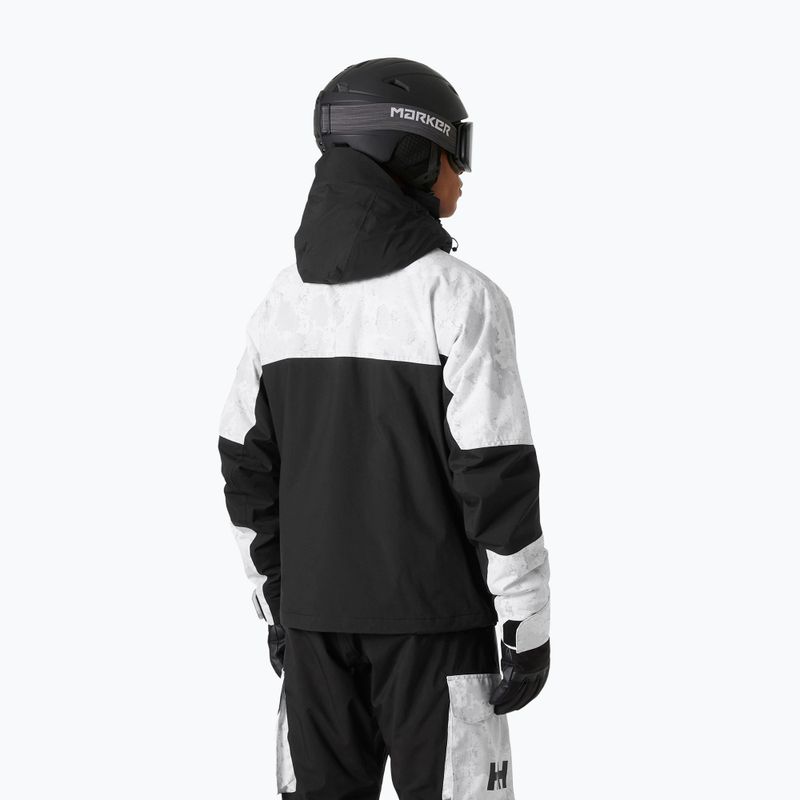 Geacă de schi pentru bărbați Helly Hansen Ullr D Heritage Short grey fog snow camo aop 2