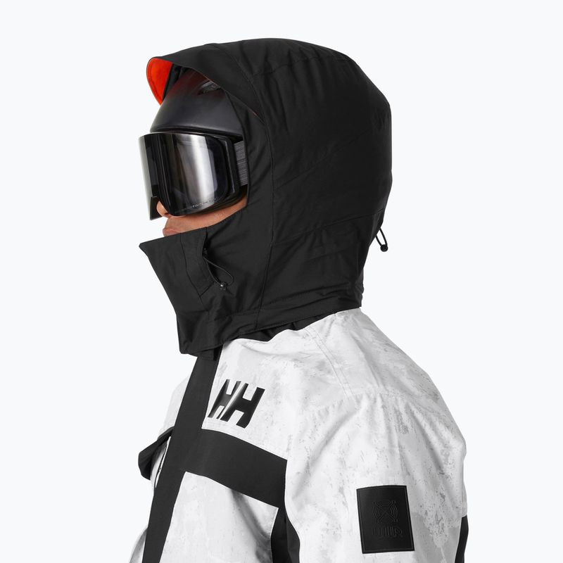Geacă de schi pentru bărbați Helly Hansen Ullr D Heritage Short grey fog snow camo aop 3