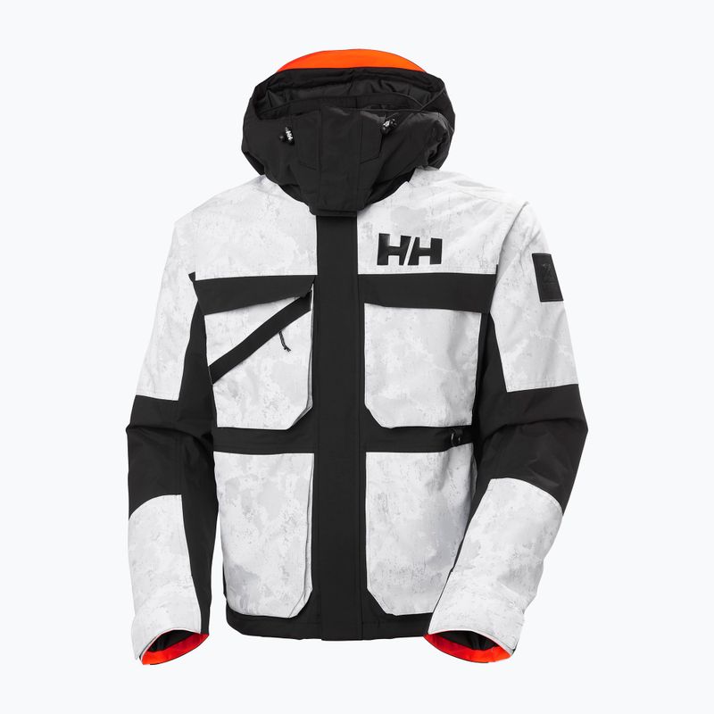 Geacă de schi pentru bărbați Helly Hansen Ullr D Heritage Short grey fog snow camo aop 12