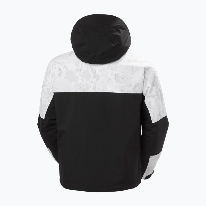 Geacă de schi pentru bărbați Helly Hansen Ullr D Heritage Short grey fog snow camo aop 13