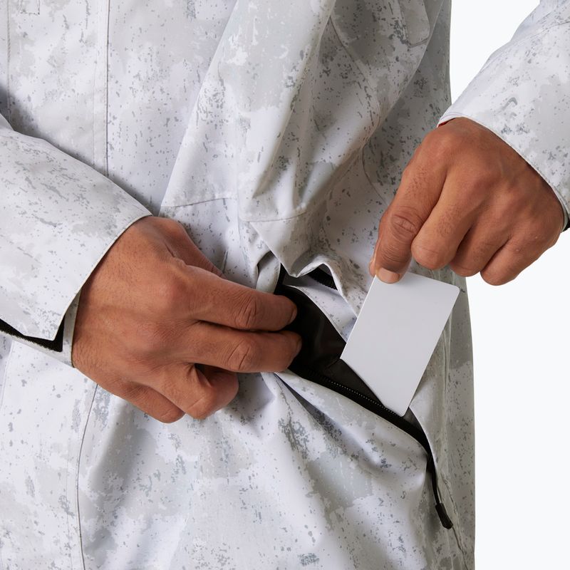 Geacă de schi pentru bărbați Helly Hansen Ullr D Shell Graphic grey fog snow camo aop 7