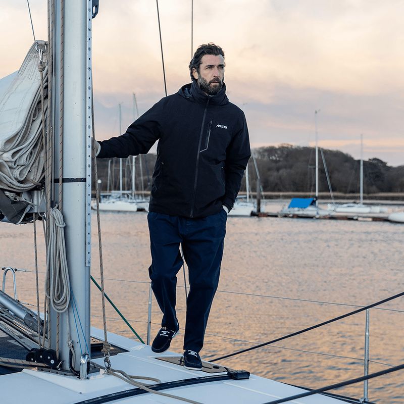 Geacă de navigație pentru bărbați  Musto BR1 Primaloft Midlayer black 12