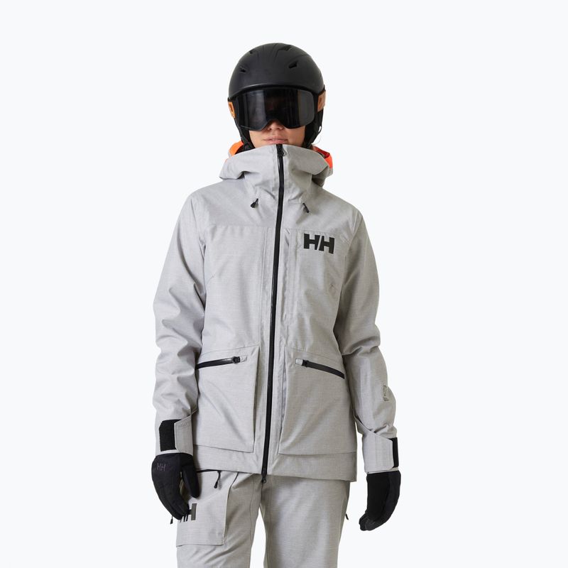 Geacă de schi pentru femei Helly Hansen Powderqueen 3.0 grey/melange