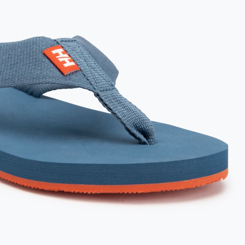Papuci pentru bărbați Helly Hansen Logo Sandals 2 washed navy / patrol orange 7