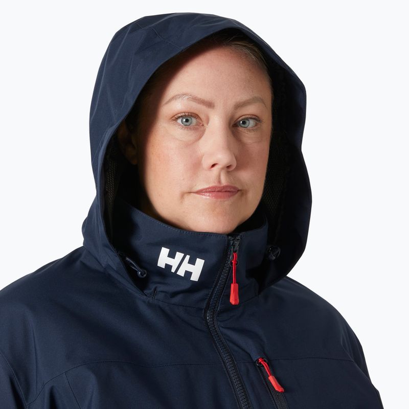 Geacă de navigație pentru femei Helly Hansen Crew Hooded Midlayer Plus 2.0 navy 3