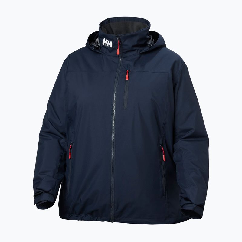 Geacă de navigație pentru femei Helly Hansen Crew Hooded Midlayer Plus 2.0 navy 9