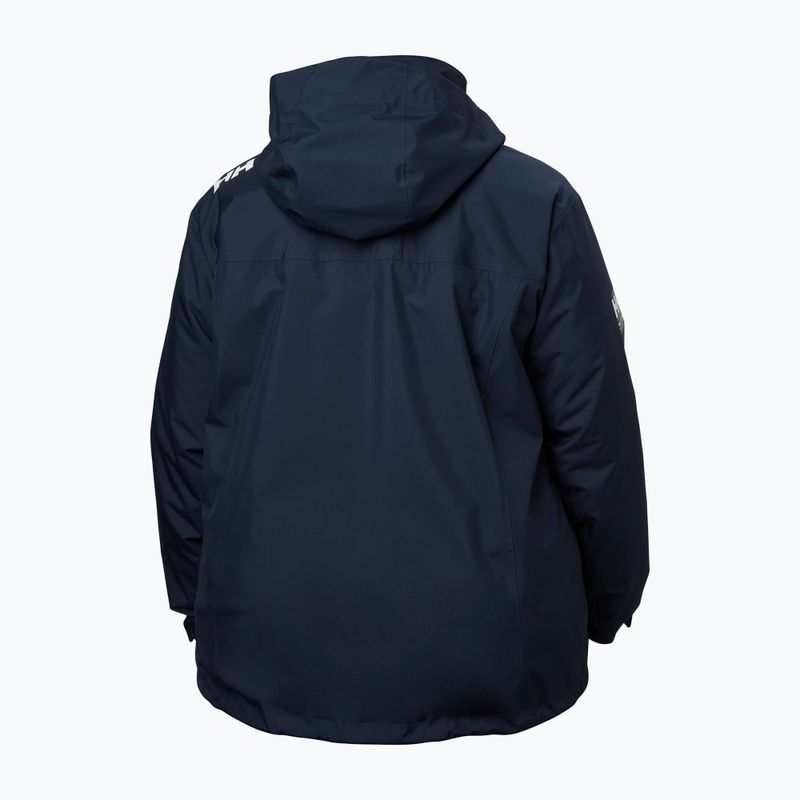 Geacă de navigație pentru femei Helly Hansen Crew Hooded Midlayer Plus 2.0 navy 10