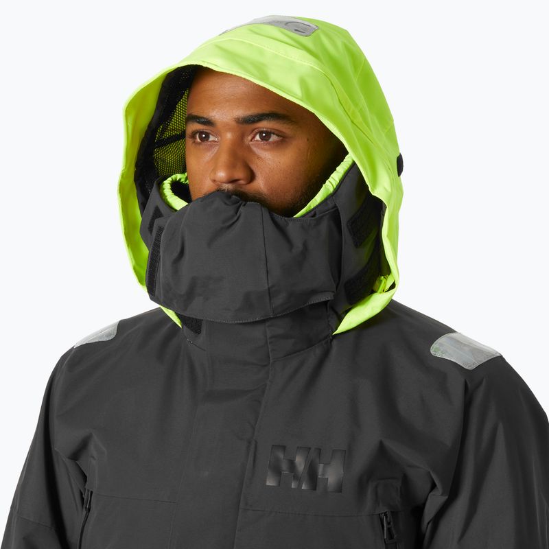 Geacă de ploaie pentru bărbați  Helly Hansen Skagen Offshore ebony 3