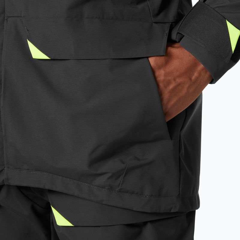 Geacă de ploaie pentru bărbați  Helly Hansen Skagen Offshore ebony 8
