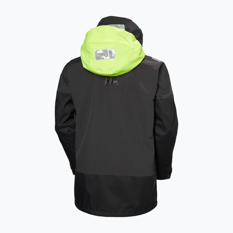 Geacă de ploaie pentru bărbați  Helly Hansen Skagen Offshore ebony 12