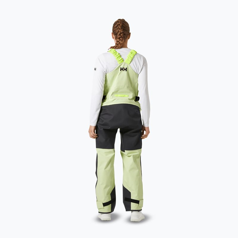 Pantaloni de navigație pentru femei Helly Hansen Skagen Pro Bib washed lime 2