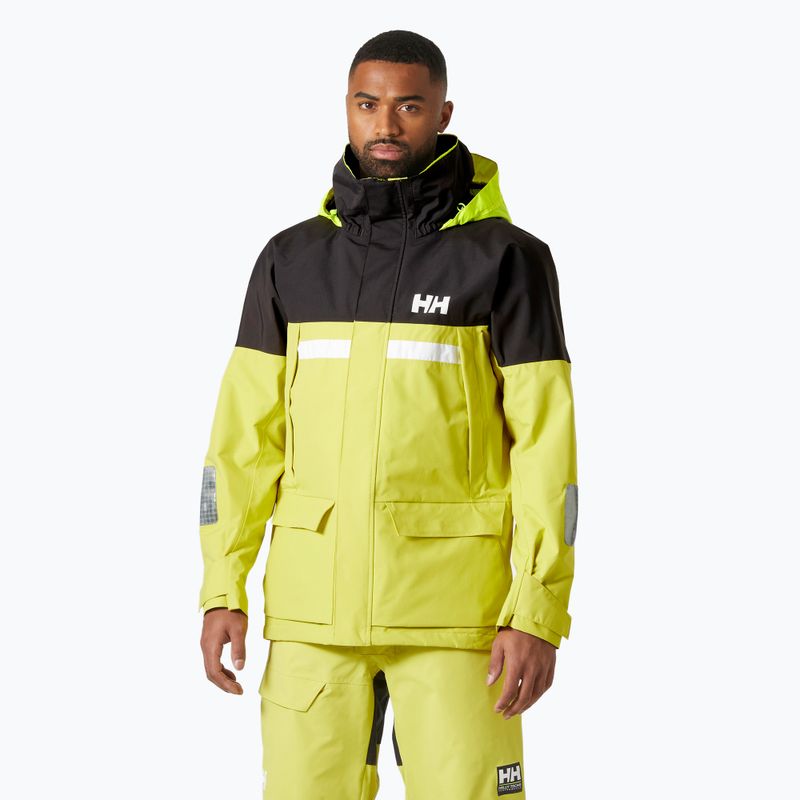 Geacă de navigație pentru bărbați Helly Hansen Pier 4.0 cyber lime