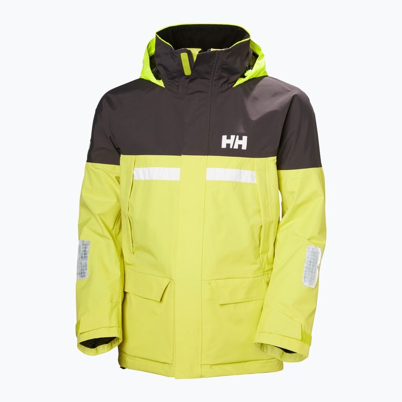 Geacă de navigație pentru bărbați Helly Hansen Pier 4.0 cyber lime 9