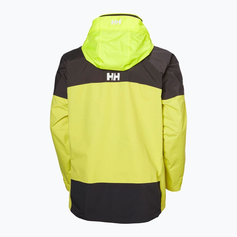 Geacă de navigație pentru bărbați Helly Hansen Pier 4.0 cyber lime 10