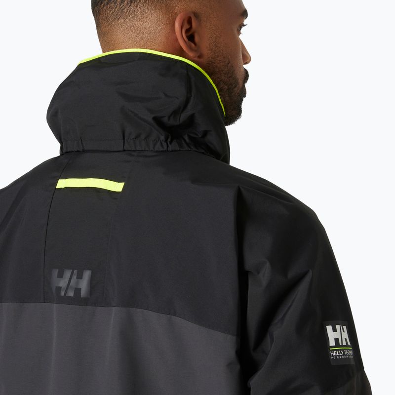 Geacă de ploaie pentru bărbați Helly Hansen Pier 4.0 ebony 4