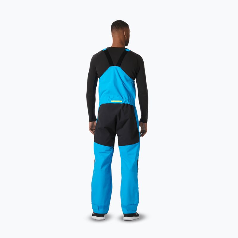 Pantaloni de navigație pentru bărbați Helly Hansen Pier 4.0 Bib cyan 2