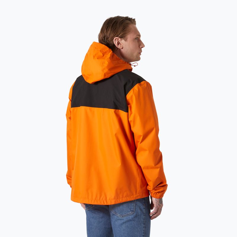 Jachetă de ploaie pentru bărbați Helly Hansen Vancouver orange peel 2